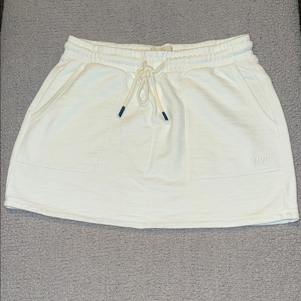 Madewell White Mini Skirt